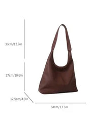 Shein - Solid Color Pu Leather Women's Crossbody Bag