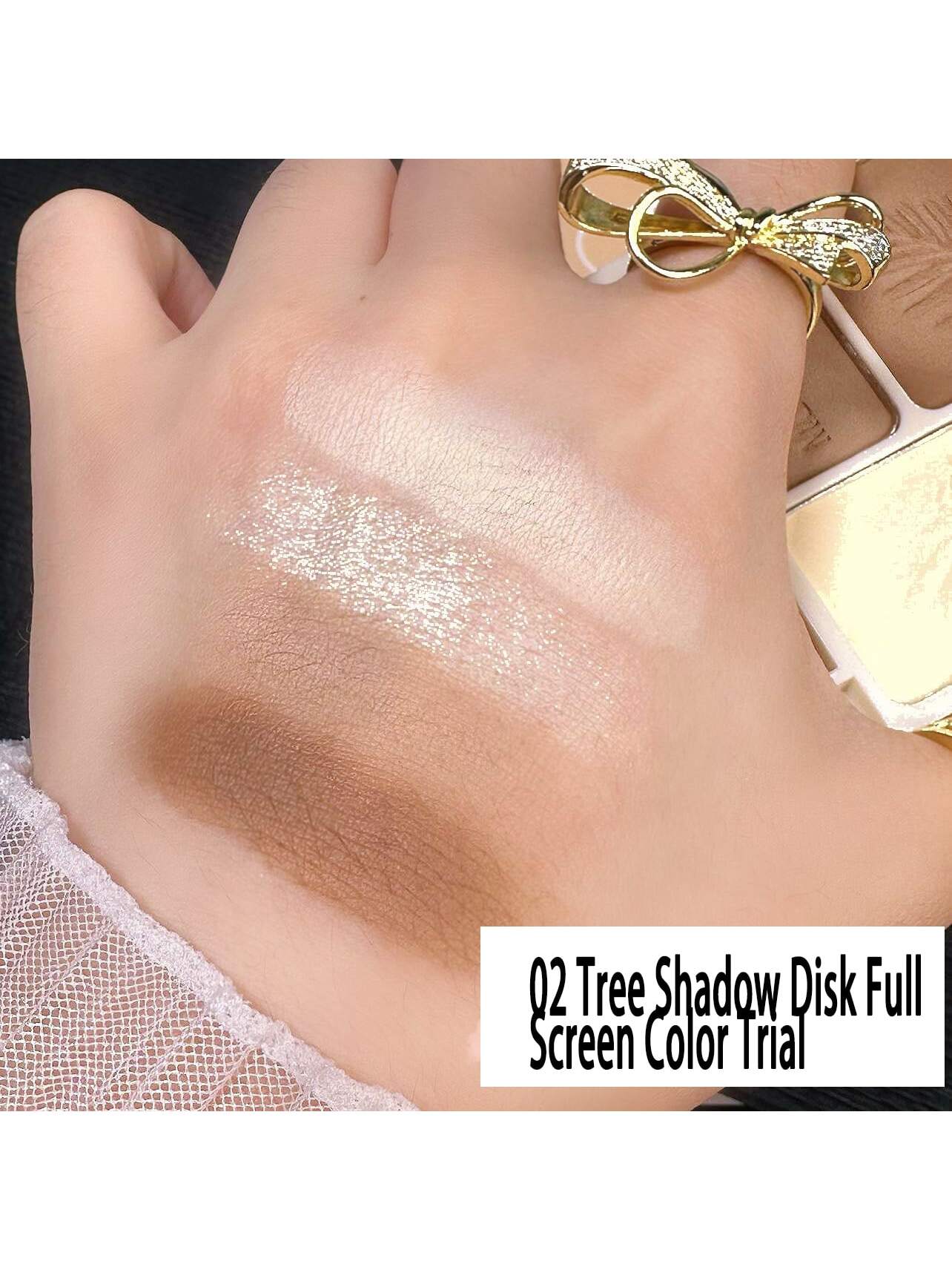 Shein - 4 Color Matte Contour Highlighter Powder With 4 Grid Design For Face Slimming, Shaping & Brightening. Available In 2 Colors. Easy To Apply, Long-Lasting & Non-Flying Powder