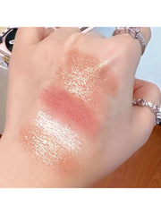 Shein - 30-Color Matte & Shimmer Eyeshadow Palette With Brush, Long-Lasting, Not Easy To Smudge