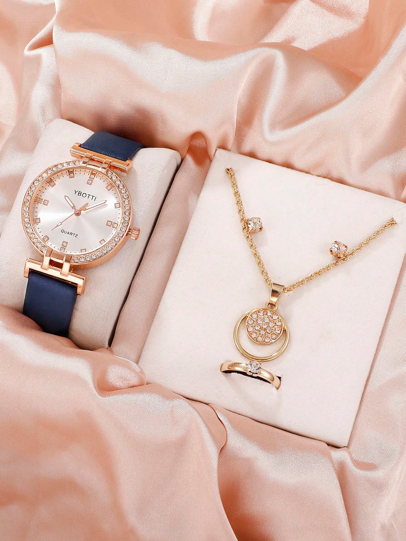 Shein - 5Pcs/Set New Fashion Women'S Watch Set