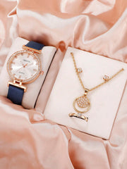 Shein - 5Pcs/Set New Fashion Women'S Watch Set