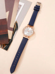 Shein - 5Pcs/Set New Fashion Women'S Watch Set