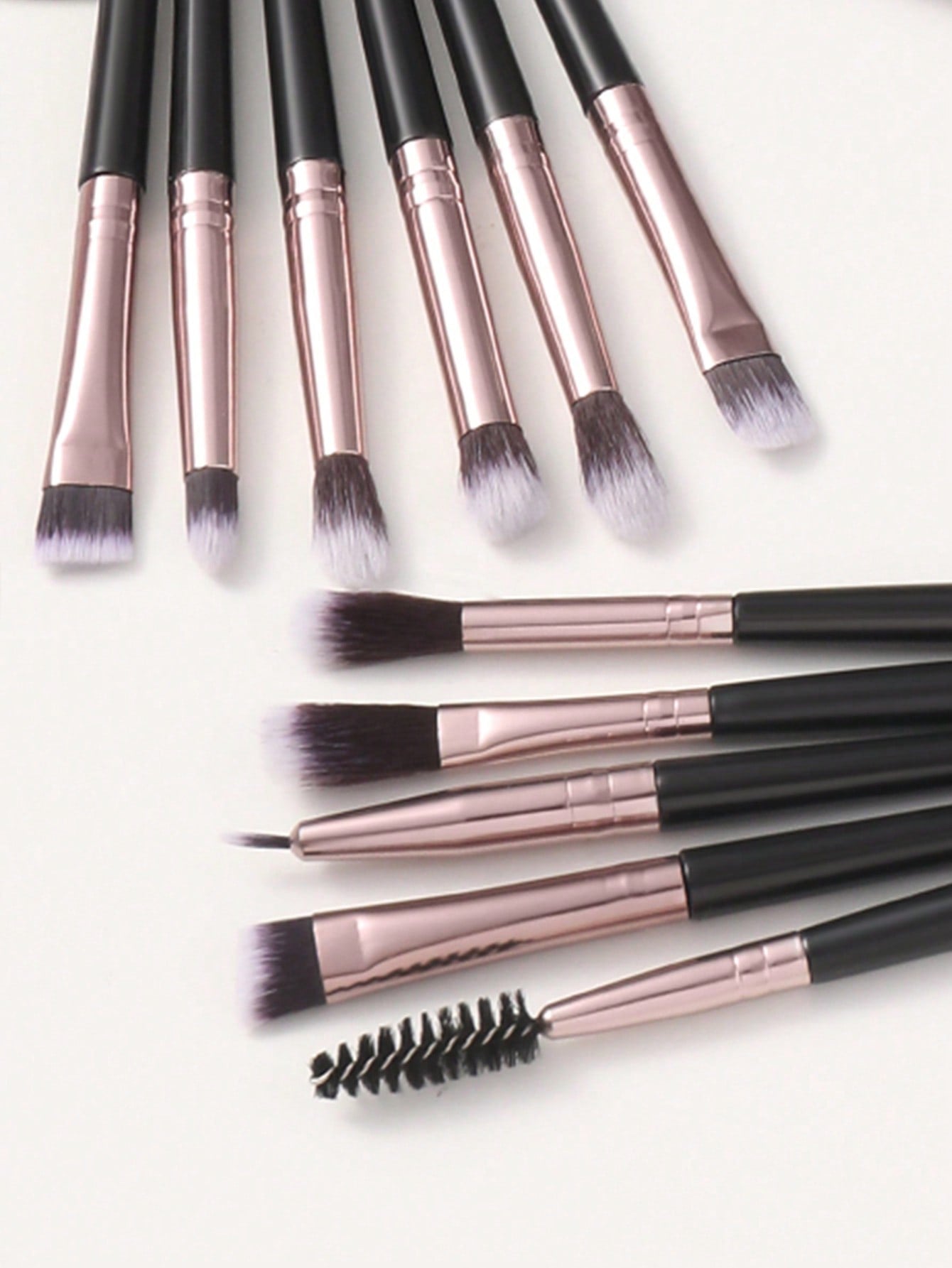 Shein - 15pcs makeup brush sets Premium Synthetic hair Eyeshadow Blending brush sets cosmetics tools for face and eyes Black Friday