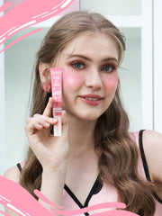 Shein - Missiyn Love At First Boost! Time To Blush Dewy Dazzle Blush, Cushion Tips Liquid Blush, Buildable & Blendable, Sheer Colors, Natural-Looking Finish, Skin Loving Formula, Enriched With Moisturing Ingredients, Brighten And Soften Skin