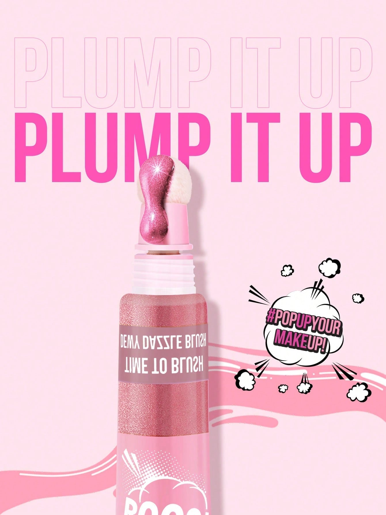 Shein - Missiyn Love At First Boost! Time To Blush Dewy Dazzle Blush, Cushion Tips Liquid Blush, Buildable & Blendable, Sheer Colors, Natural-Looking Finish, Skin Loving Formula, Enriched With Moisturing Ingredients, Brighten And Soften Skin
