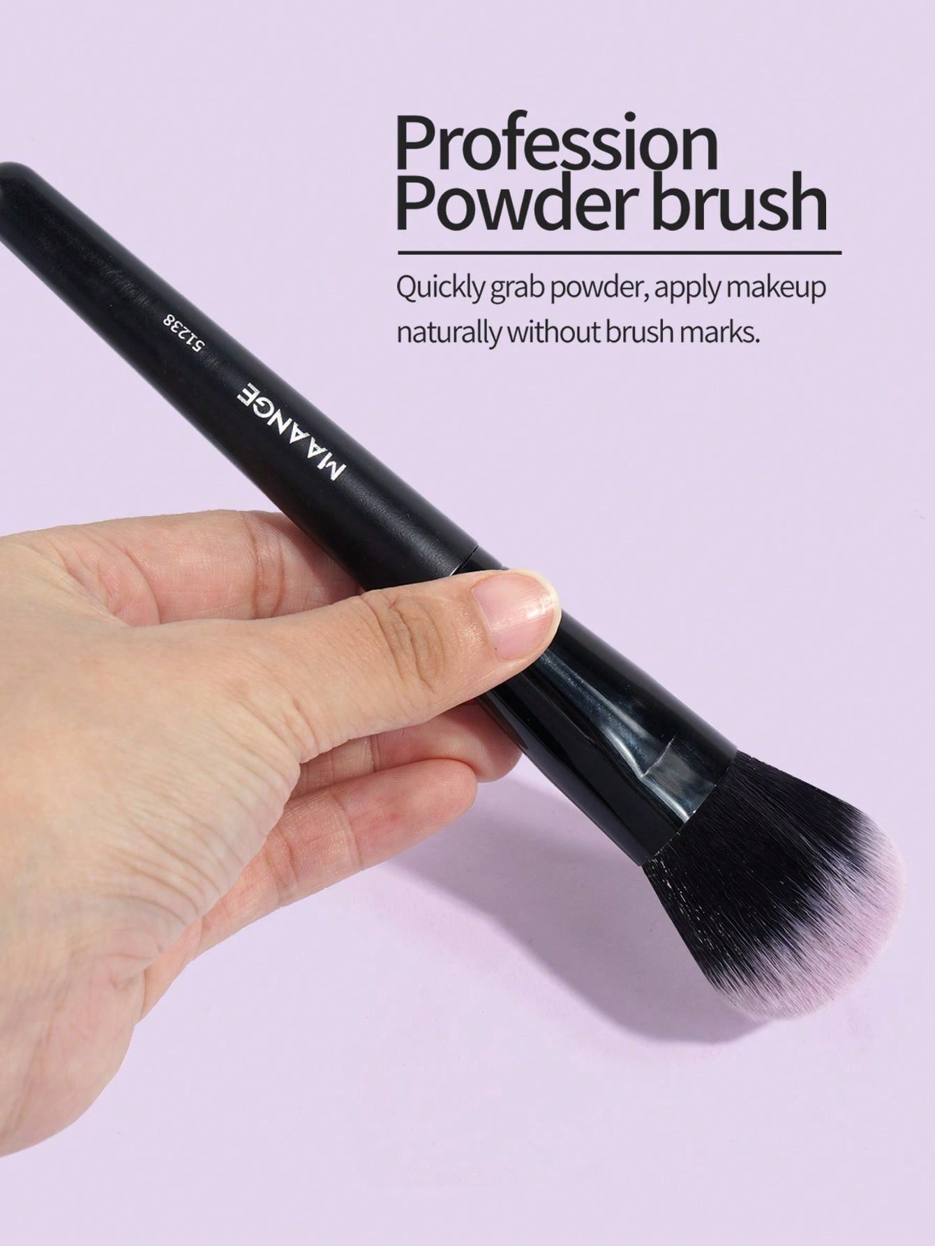 Shein - MAANGE 20pcs Professional Makeup Brush Set With Carrying Case,Makeup Tools With Soft Fiber For Easy Carrying,Foundation Brush,Eye Shadow Brush,Smudge Brush,Eyebrow Brush,Brush Set For Travel