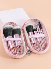 Shein - Makeup Brush Sets	,10pcs Classic Multifunctional Cosmetic Brush For Making Up Supply For Dresser