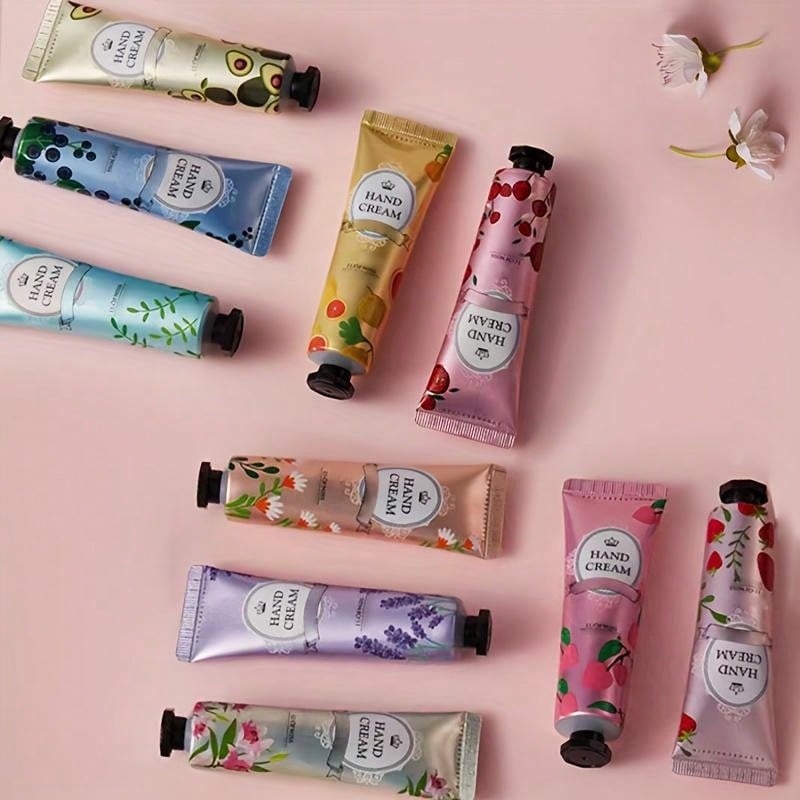 Shein - 5Pcs Gift Set Xiangfen Hand Cream - Deeply Moisturizing, Refining Pores, Tightening Skin, Reducing Fine Lines From Dry And Rough Hands