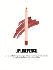 Shein - Matte Lip Liner Kit, 12Pcs/Set Long-Lasting Lip Liner Pencil