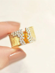 Shein - 1Pc Romantic Cubic Zirconia Ring For Women For Valentine'S Day Gift Wedding Party Jewelry