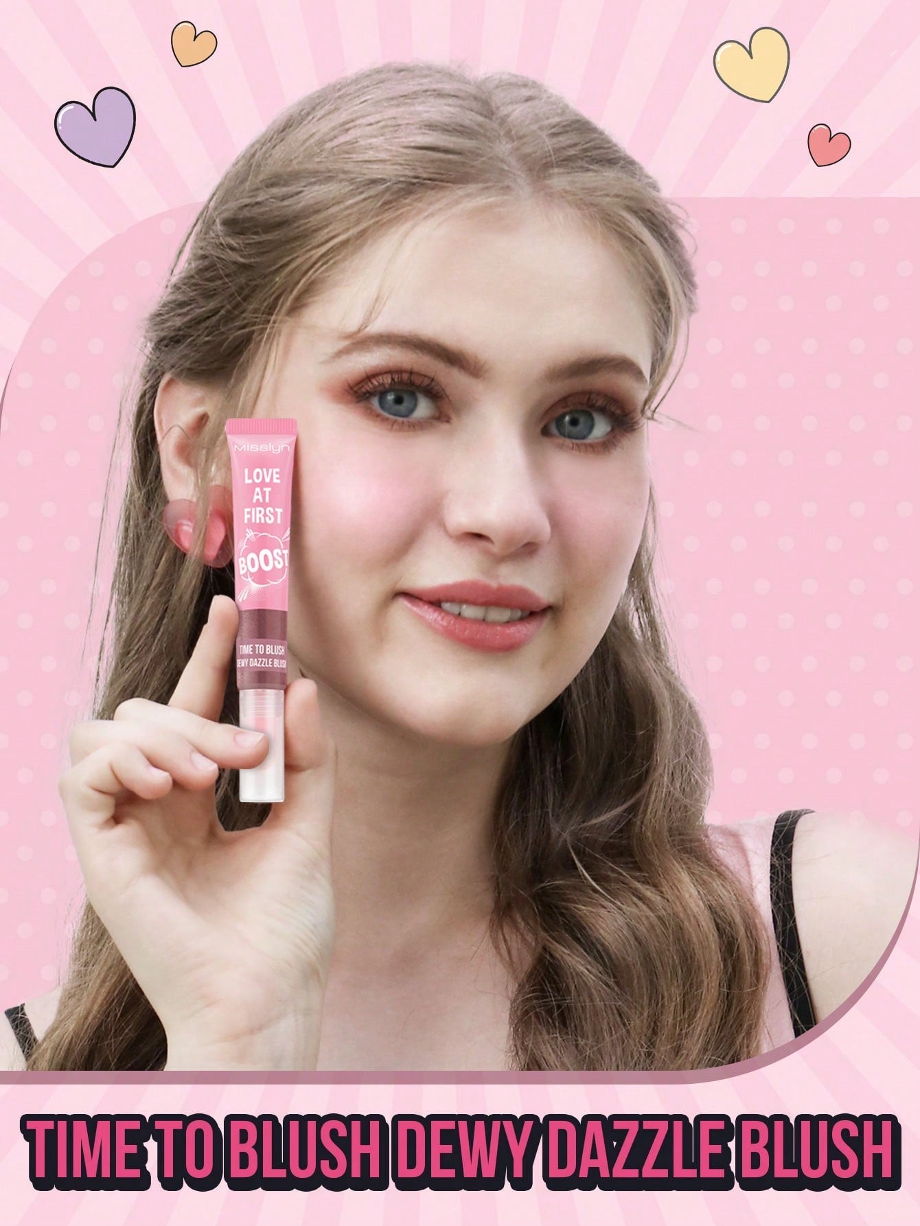 Shein - Missiyn Love At First Boost! Time To Blush Dewy Dazzle Blush, Cushion Tips Liquid Blush, Buildable & Blendable, Sheer Colors, Natural-Looking Finish, Skin Loving Formula, Enriched With Moisturing Ingredients, Brighten And Soften Skin