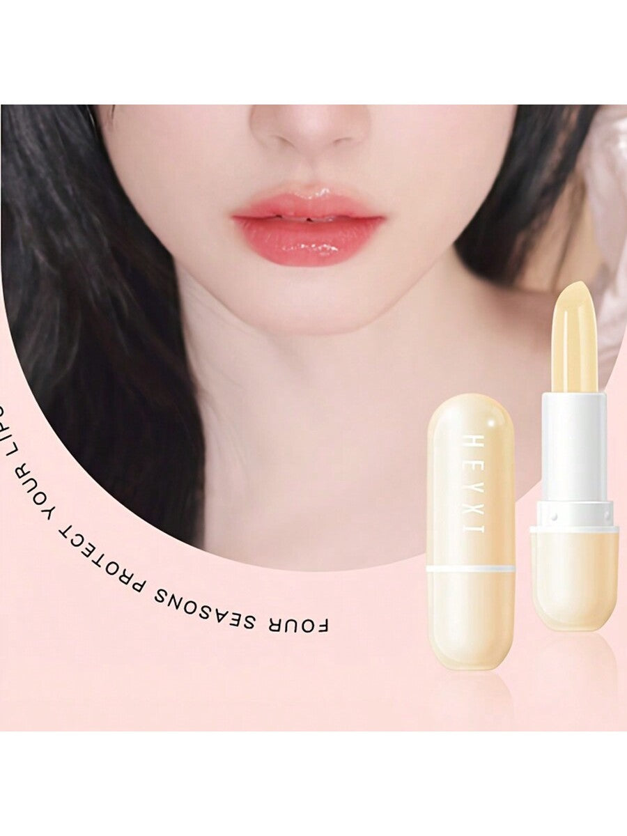 Shein - 3Pcs Lip Balm Gift Set, Water Gloss Elastic Tender Care Lipstick Moisturizing And Moisturizing Warm Color Changing Lip Mask Set,Gifts For Women