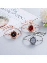 Shein - 2023 New Fashion Women's Watch, Ladies Quartz Watch With Rhinestone, Casual Style Wristwatch For Girls, Birthday Gift