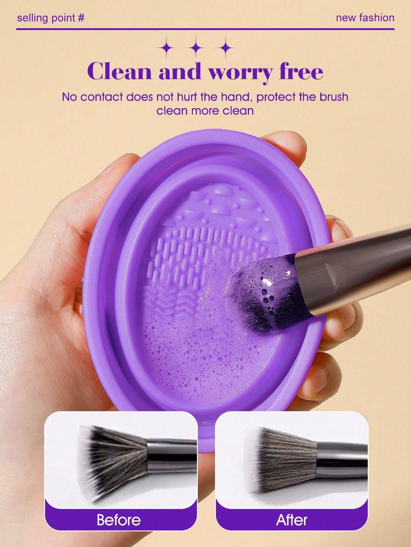 Shein - 20pcs Makeup Brush Set &1pc Makeup Brush Storage Stand 6PCS Makeup Puff 5PCS Makeup Sponge For Face Make-Up 1PCS Makeup Brush Cleaning Tools For Cleaning Makeup Brush