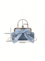 Shein - 2023 New Arrival Glittering Chain Evening Bag For Women, Fashionable Elegant Clutch, Handbag, Shoulder Bag, Crossbody Bag, Zipper Closure