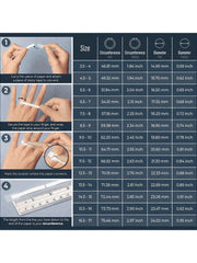 Shein - 1Pair European & American Style 2-In-1 Rhinestone Inlaid Ring Suitable For Bridal Wedding