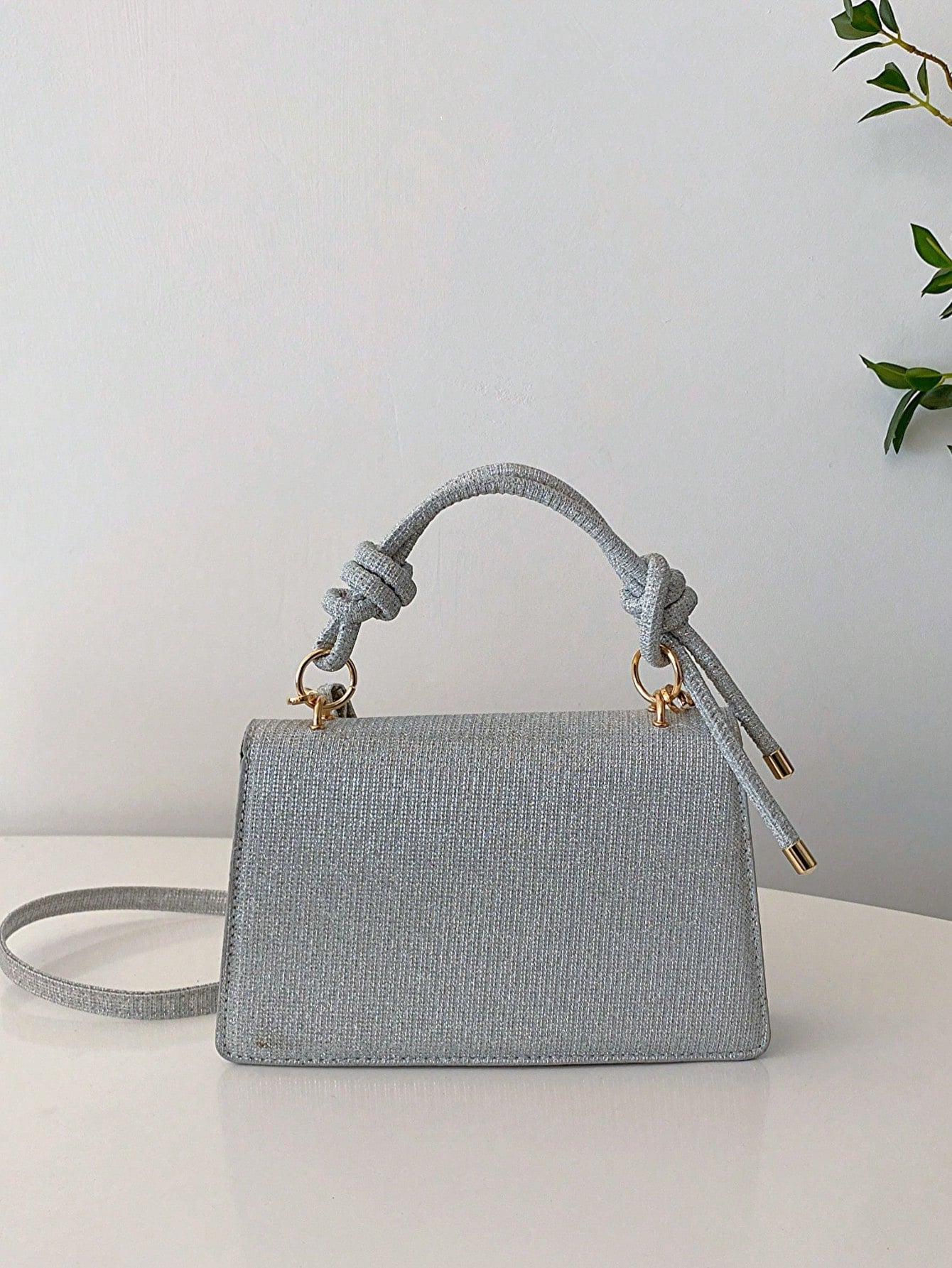 Shein - Women'S Sparkly Fashionable Crossbody Square Bag For Evening Party