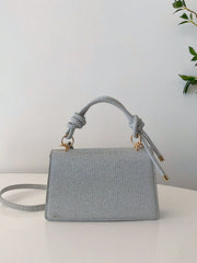 Shein - Women'S Sparkly Fashionable Crossbody Square Bag For Evening Party