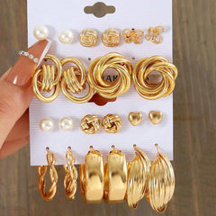 Shein - 11pairs Butterfly Geometric Decor Earrings Set