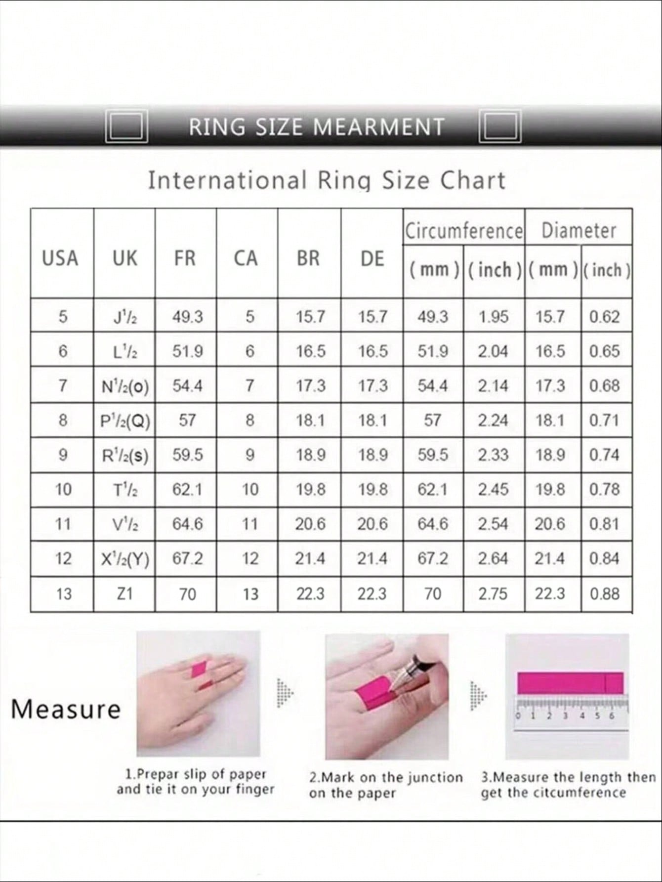 Shein - 2Pc/Set Gorgeous Cubic Zirconia Ring For Women For Valentine'S Day Gift Wedding Anniversary Party Jewelry