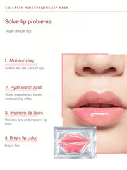 Shein - 10Pcs Hydrating Collagen Lip Masks For Women, Moisturizing Lip Gel Patches, Reduce Fine Lines And Dark Circles Around Lips