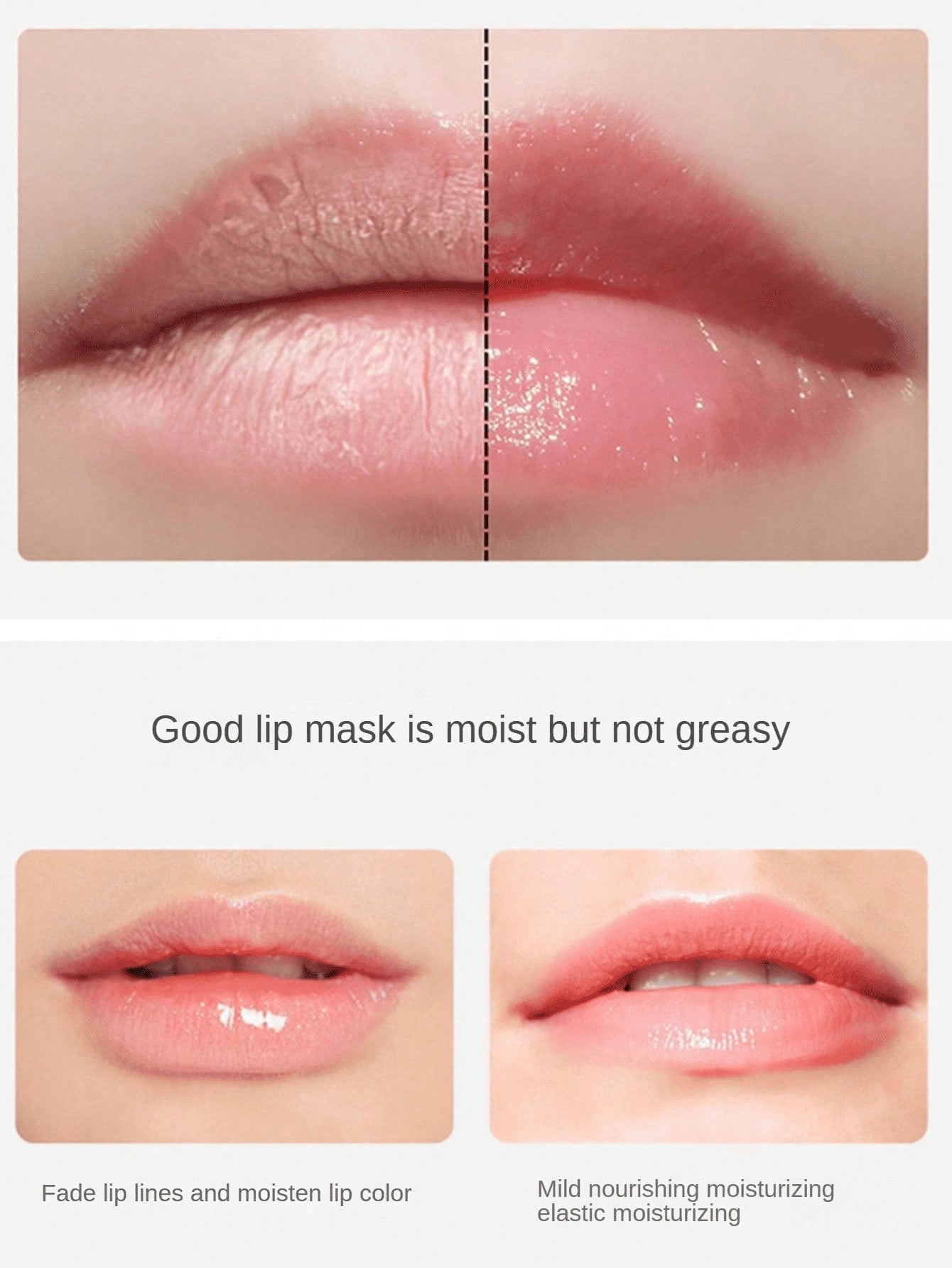 Shein - 10Pcs Hydrating Collagen Lip Masks For Women, Moisturizing Lip Gel Patches, Reduce Fine Lines And Dark Circles Around Lips