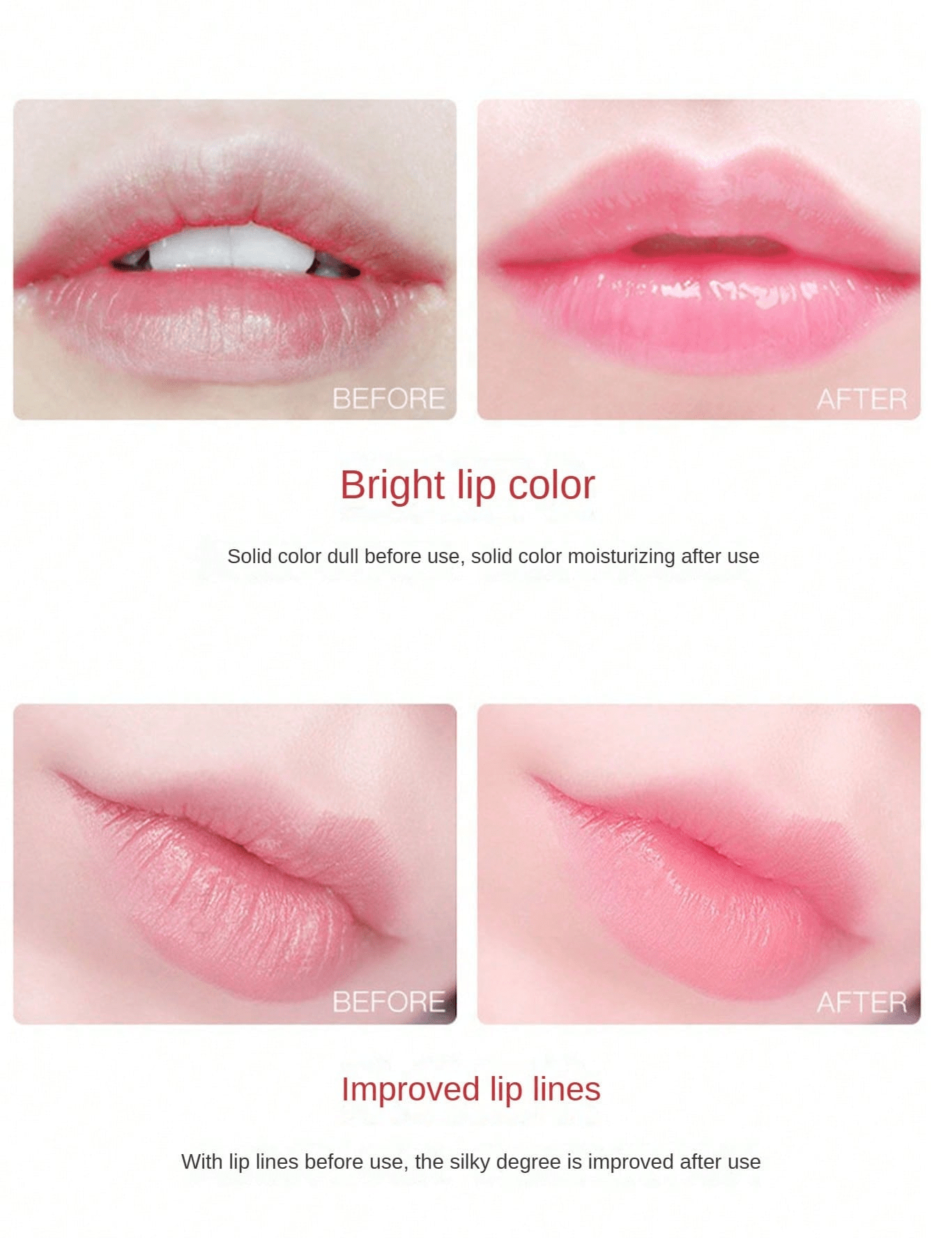 Shein - 10Pcs Hydrating Collagen Lip Masks For Women, Moisturizing Lip Gel Patches, Reduce Fine Lines And Dark Circles Around Lips