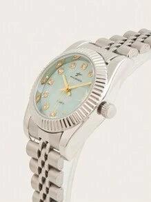 Shein - 1pc Ladies Classic Quartz Watch Suitable For Daily Wear And Gifting