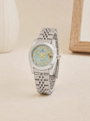 Shein - 1pc Ladies Classic Quartz Watch Suitable For Daily Wear And Gifting