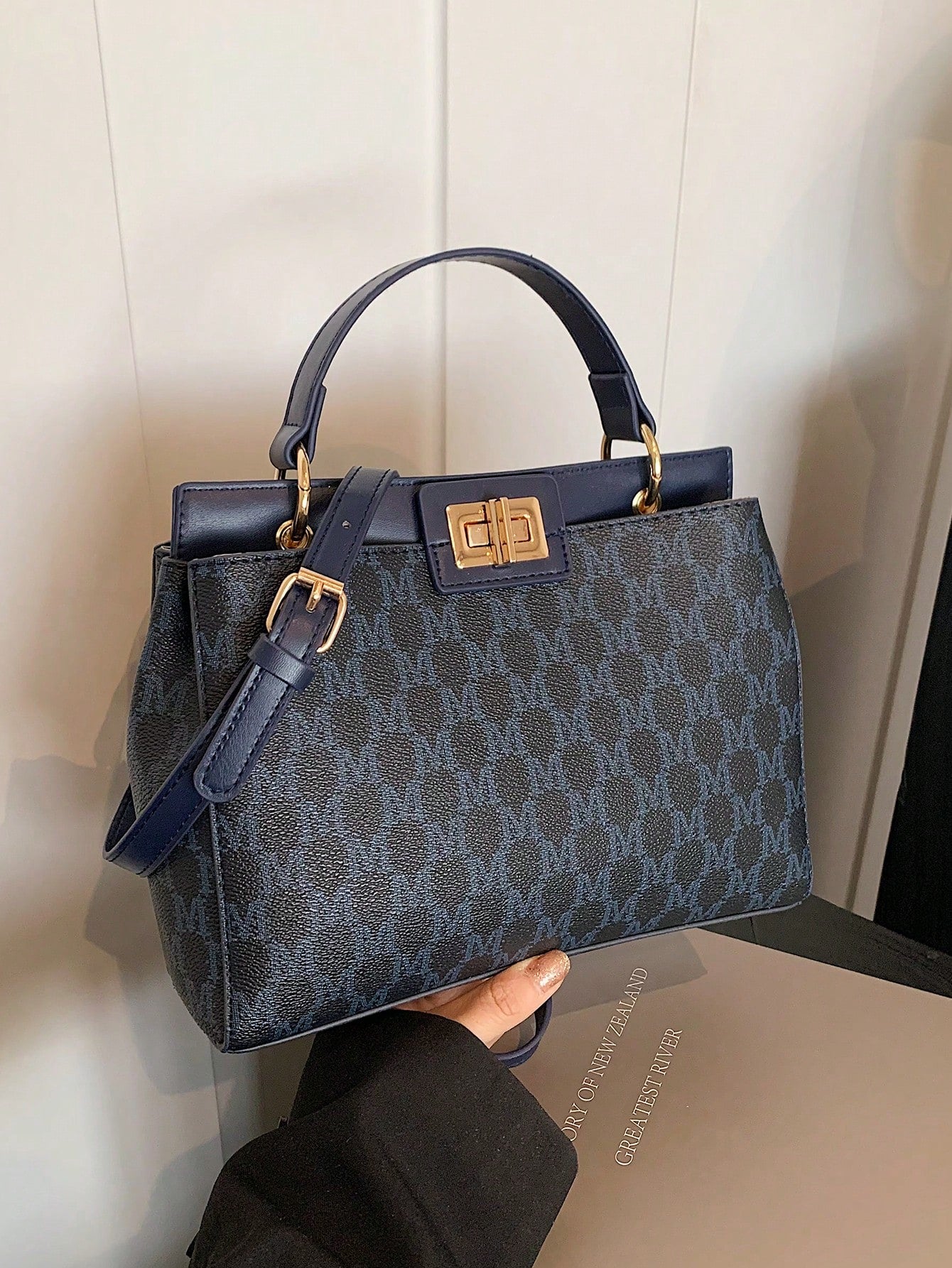 Shein - Fashion Hot European Retro Ladies Can Double-Sided Use Of Design Handbags