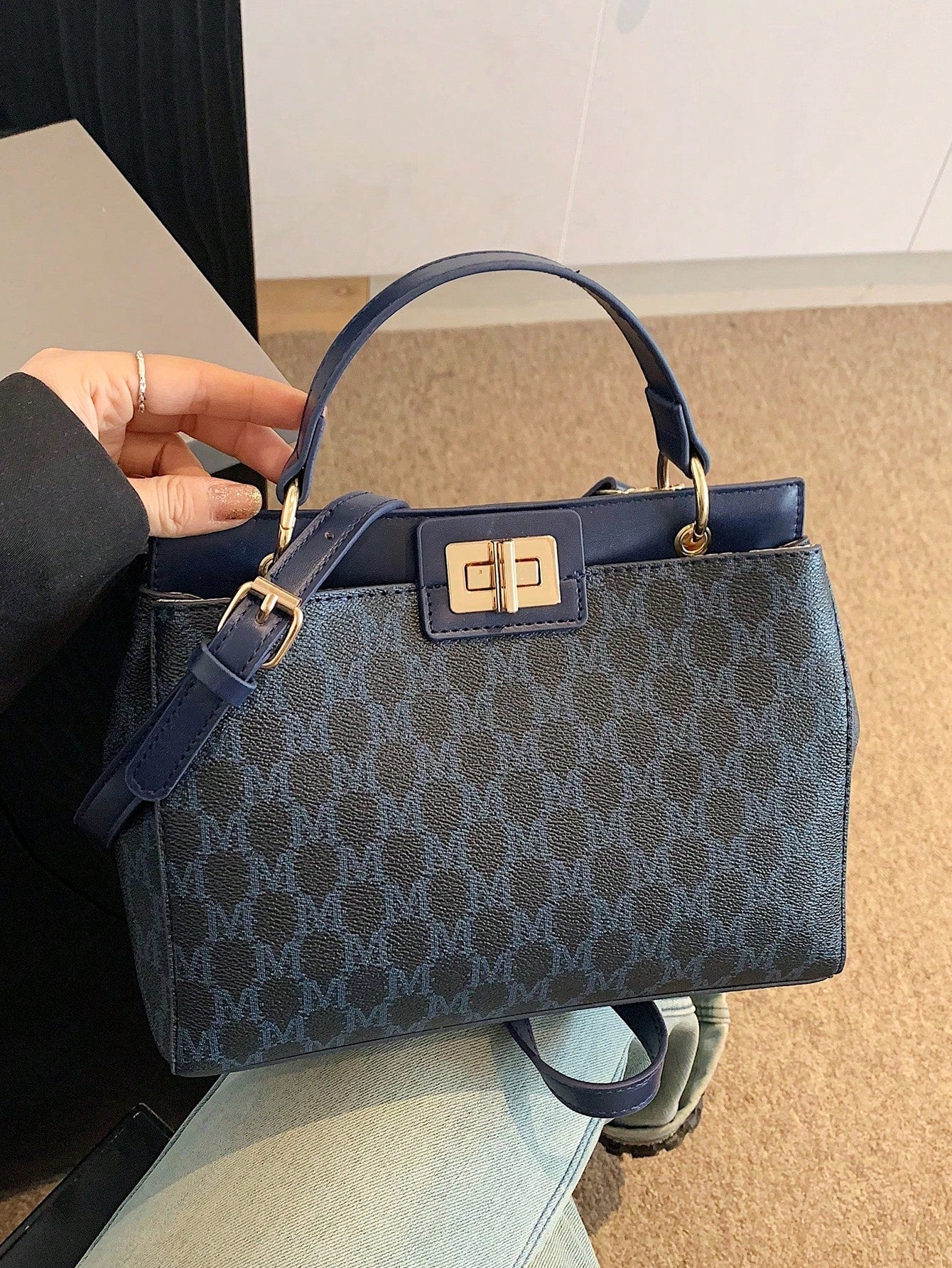 Shein - Fashion Hot European Retro Ladies Can Double-Sided Use Of Design Handbags