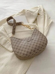 Shein - Mi Lightweight,Business Casual Small Zipper Hobo Bag