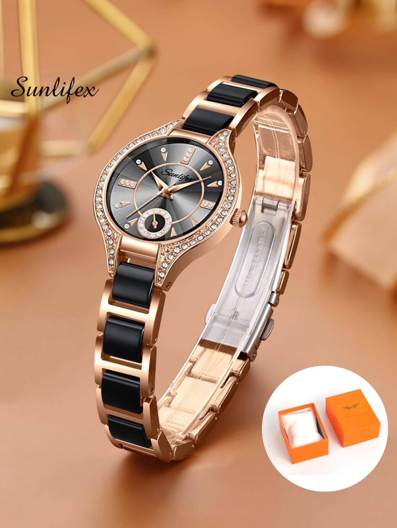 Shein - Exquisite Waterproof Party Fashion Casual Quartz Watch, Suitable For Sports