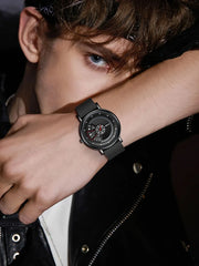 Shein - 1pc Men's Chronograph Style Fashion Sports Watch, Waterproof Sports Watch