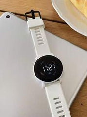 Shein - 1pc Minimalist Sport Style Unisex Student High-Quality Electronic Watch
