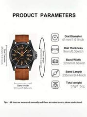 Shein - Men's Watch 1 Piece Set Calendar CasualSport Digital Circular Dial Quartz Watch