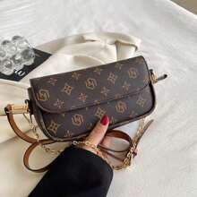 Shein - Fashionable Retro Floral Print Texture Mini Women's Crossbody Bag