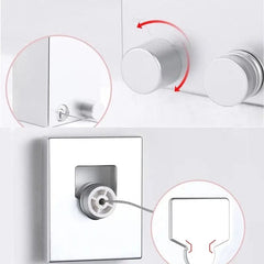 Telescopic Clothesline, Retractable Clothes Hanger Rope, Wall Mounted Drying Rope, Laundry Rope Hanger, Creative Outdoor Indoor Retractable Clothesline Rope, Stainless String Clothesline Rope, Heavy Duty Washing Line for Drying Clothes