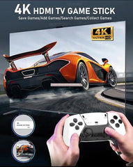 M15 4K HD Game Console with Double Wireless Controller, 4K Video Game Console, Handheld Game Player HD TV Game Stick