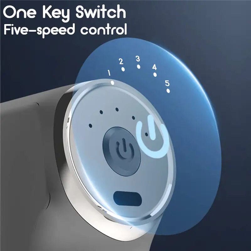 4 In 1 Fascial Gun Massager, Portable Massage Gun, Body Shoulder Neck Massager, 5 Gear Deep Tissue Mini Fitness Musle Massager, 4 Head Gun Sports Muscle Relaxing Massager, Anti-slip Muscle Massager, Muscle Stimulation Device Massage Gun