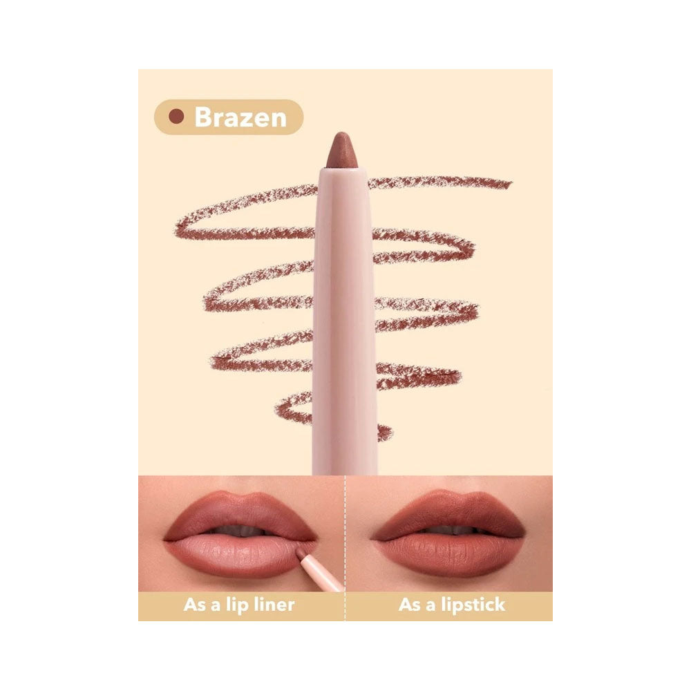 Shein - SHEGLAM So Lippy Lip Liner-Creamy Matte Lip Liner Pencil - Brazen
