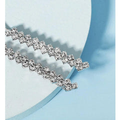 Shein- 2 pcs Rhinestone Embossed Hair Clips