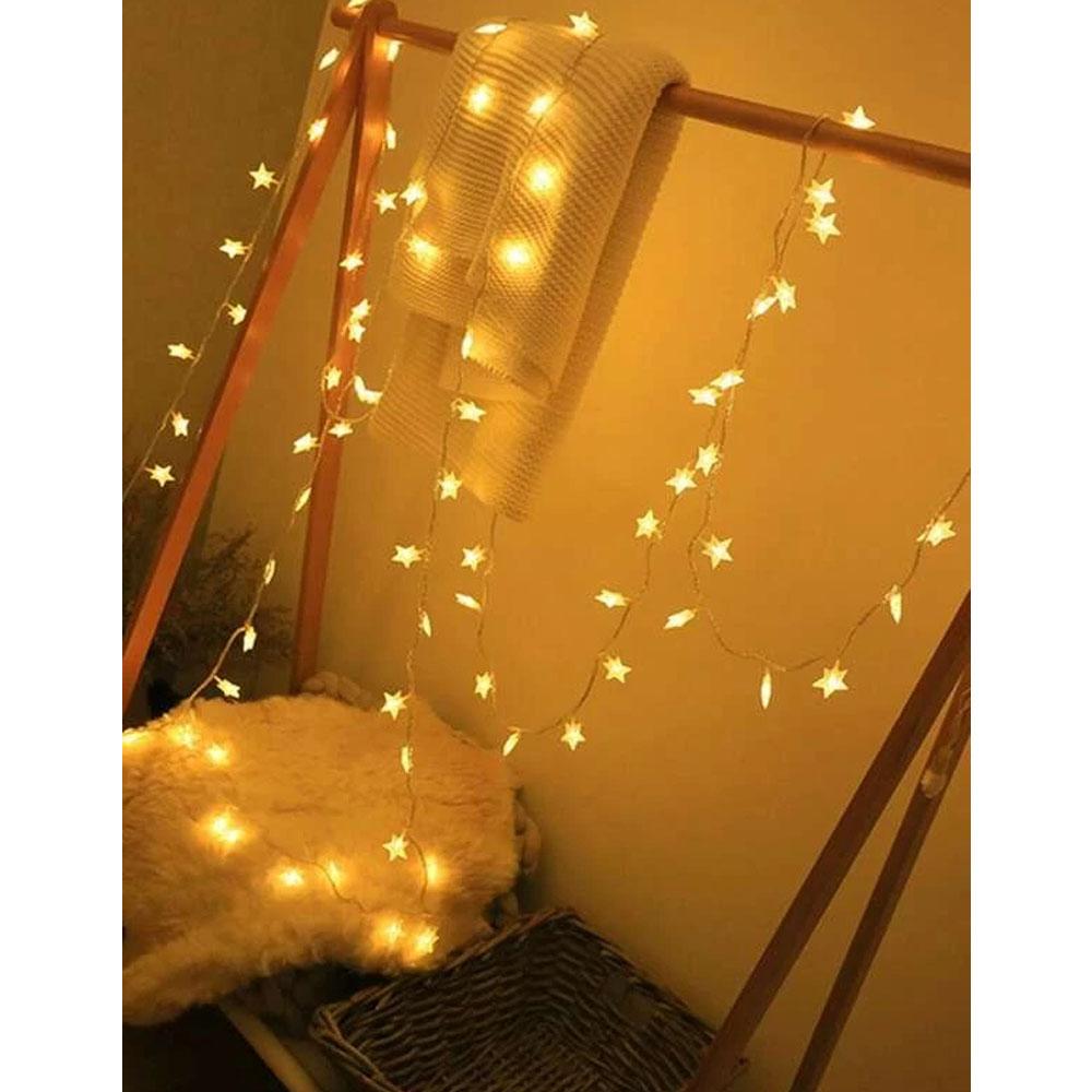 Shein - 20Pcs Star Shaped String Light