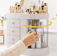 Rotating Transparent Dressing Table