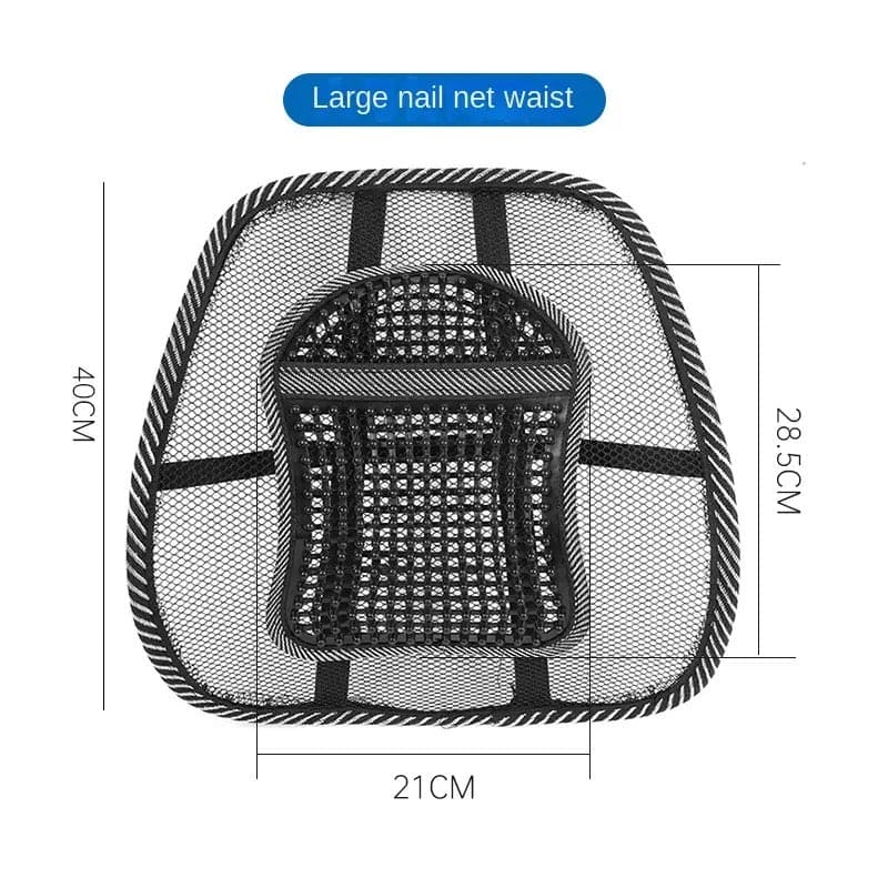 Universal Chair Lumbar, Back Support Spine Posture Correction Back Pillow, Car Seat Office Chair Massage Back Lumbar, Ventilate Mesh Car Seat Chair Back Cushion,