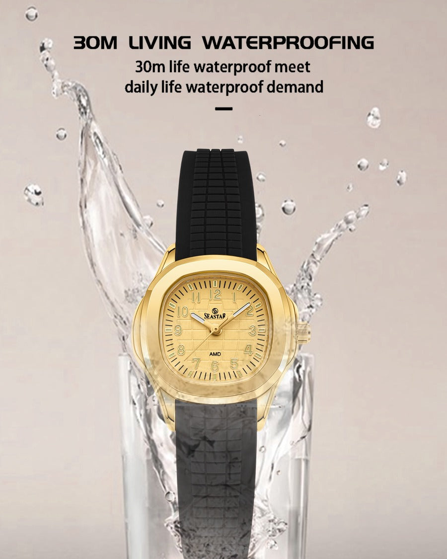 Seastar SS-2442L Women’s Sport Style Silicone Strap Watch