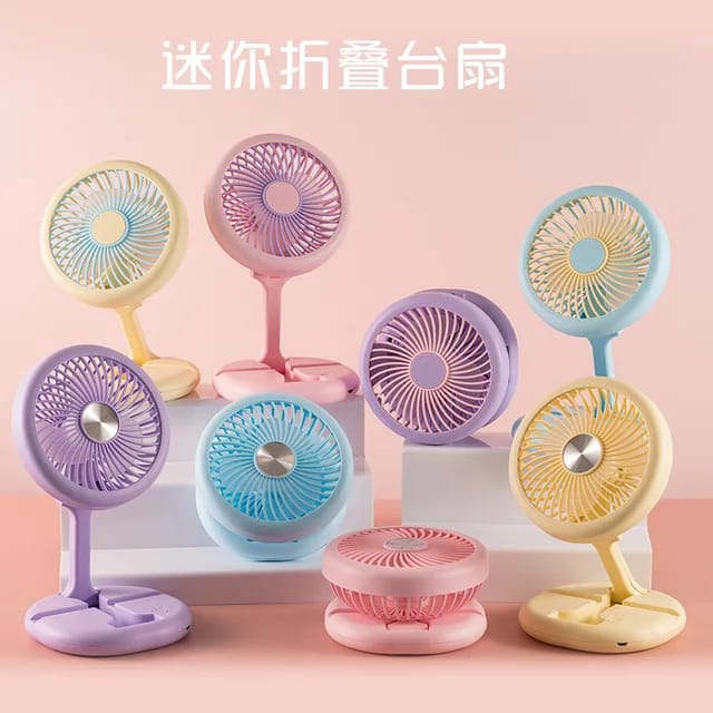 Mini Folding USB Charging Fan, Portable Desktop Faan