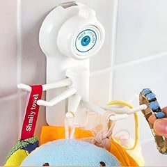 Vacuum Wall Hook, Six Claw Wall Hook, Wall Mounted Hook for Home Kitchen Bathroom Storage Rack Organizer, Small Objects Hanger with Six Claw Hook, Trace Strong Sucker