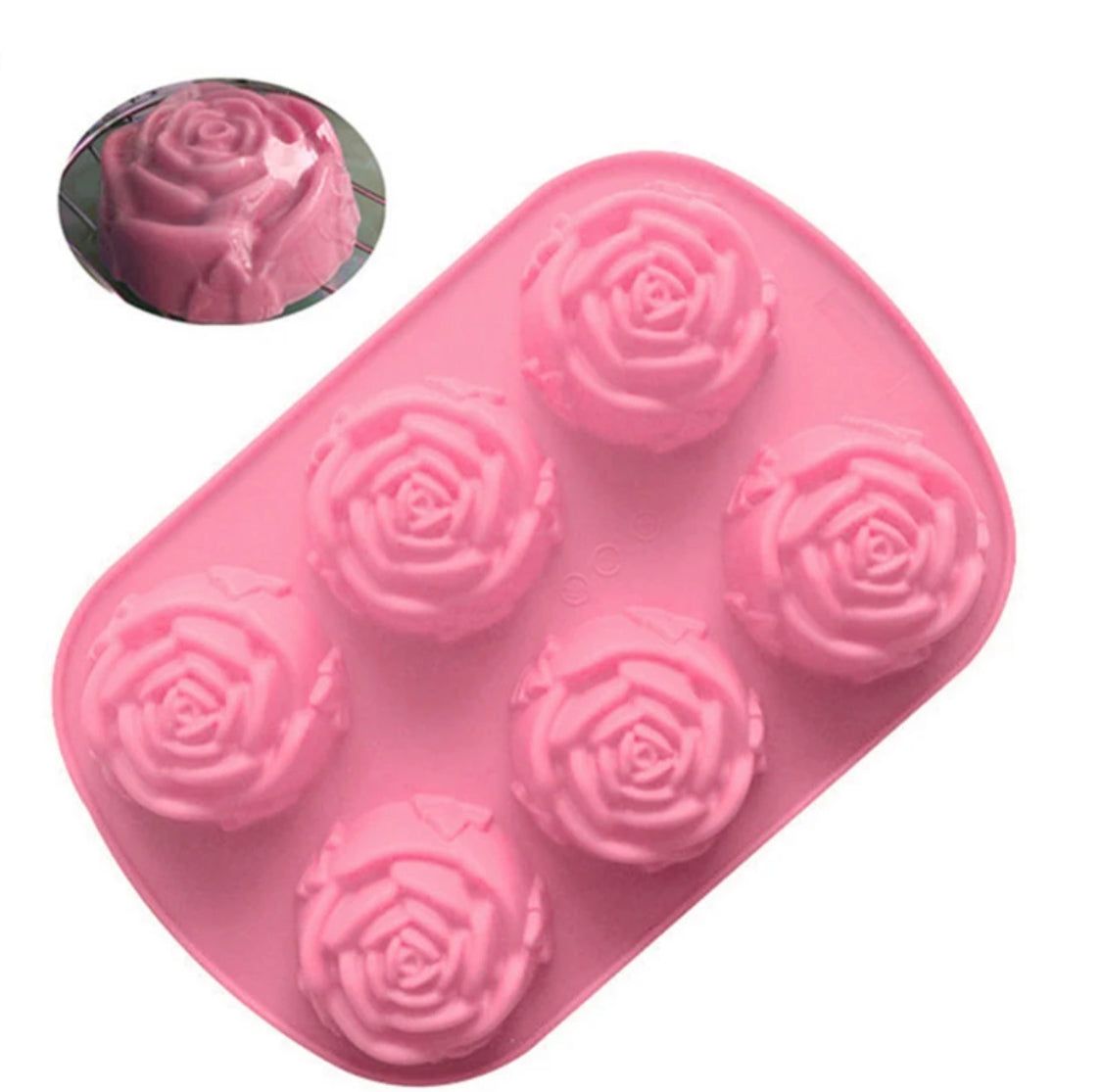 Silicone Chocolate Mold, Creative Non-Stick Cake Mold, Muffin Baking Mold