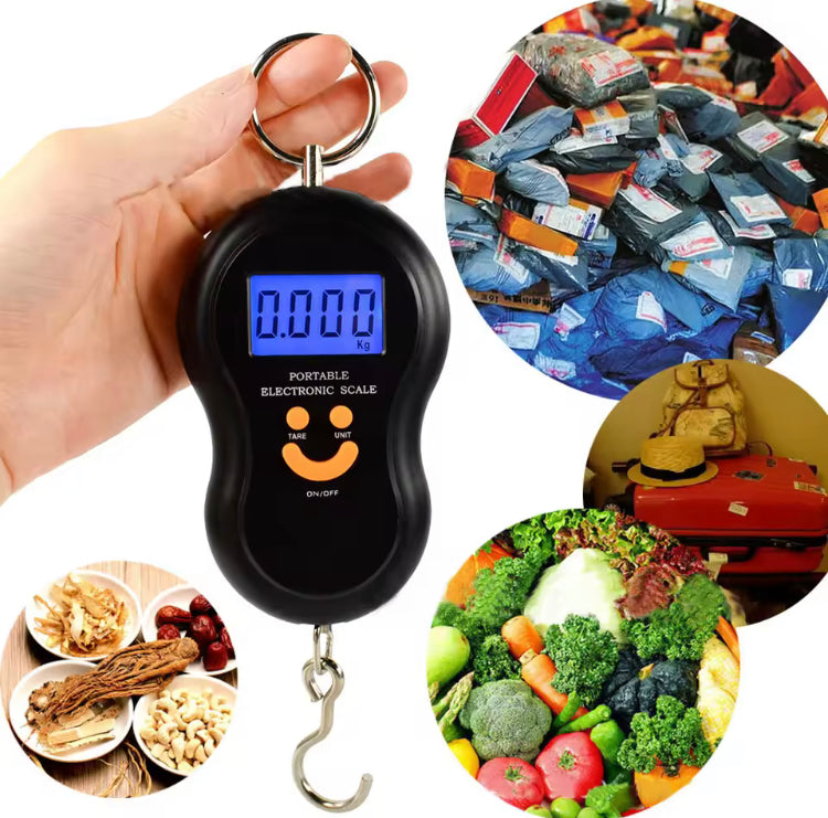 Pocket Digital Hanging Scale, Electronic Led Weighing Scale, Fish Weighing Scales, Precision Digital Scale, Multifunctional Luggage Hanging Hook Scales